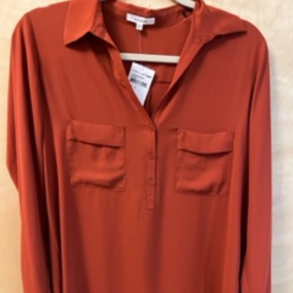 Pleione Erin Blouse - Sz Sm Spice - NWT